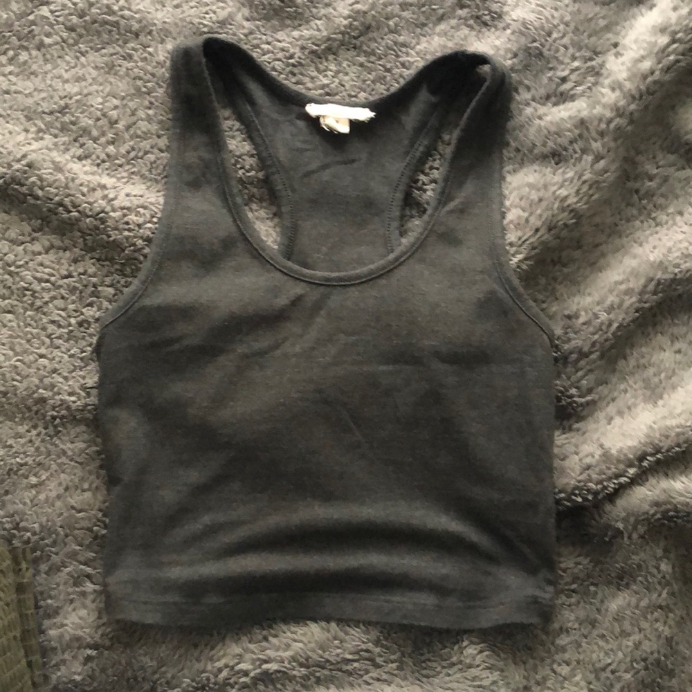 Tank racer back crop top